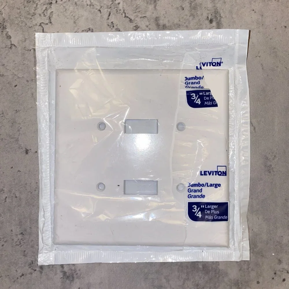 Leviton Jumbo Wall Outlet Plate Cover